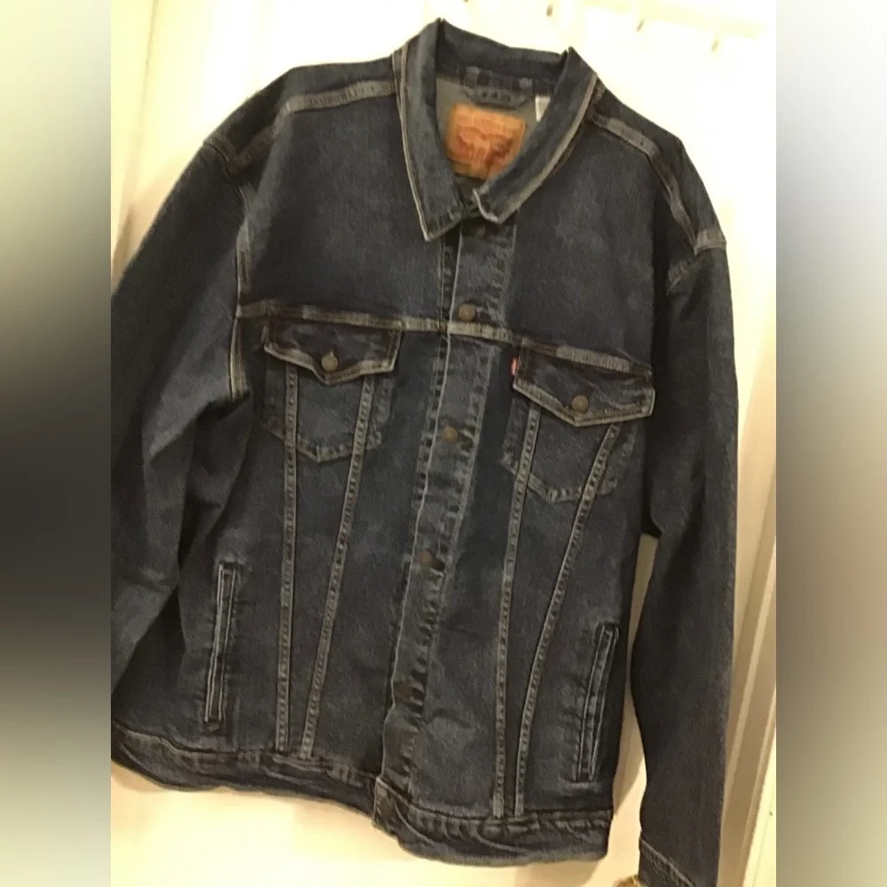 Levi's Dark Blue Denim Jacket - Picture 9 of 9